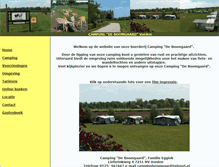 Tablet Screenshot of campingboomgaard.nl